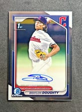 2024 Bowman Draft Chrome Prospect Autographs Braylon Doughty #CPA-BD card