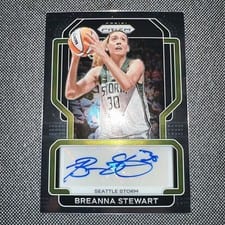 2022 Panini Prizm WNBA Signatures Breanna Stewart #SG-BST card