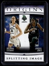 2024 Panini Origins WNBA Splitting Image Breanna Stewart/Jonquel Jones #1 card