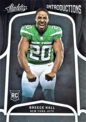 2022 Panini Absolute Introductions Breece Hall #INT-12 card