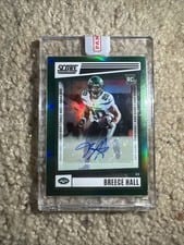 2022 Panini Chronicles Score Premium Rookies Signatures Breece Hall #SP-330 card