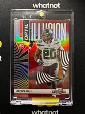 2022 Panini Contenders Optic Optic Illusion Breece Hall #OI-23 card