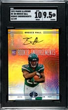 2022 Panini Illusions Rookie Endorsements Breece Hall #RE-BH card