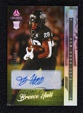 2022 Panini Luminance Autographs Breece Hall #108 card