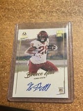 2022 Panini Luminance Year One Signatures Breece Hall #YSR-BHE card