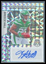 2022 Panini Mosaic Rookie Autographs Mosaic Breece Hall #RAM-BH card