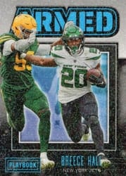 2022 Panini Playbook Armed Breece Hall #A-14 card