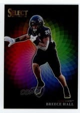 2022 Panini Select Draft Picks Color Wheel Breece Hall #CW-BH card