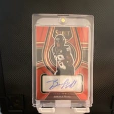 2022 Panini Select Draft Picks Rookie Signatures Breece Hall #RS-BHA card