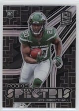 2022 Panini Spectra Rookie Spectris Breece Hall #RSP-BHA card