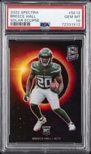 2022 Panini Spectra Solar Eclipse Breece Hall #SE-12 card