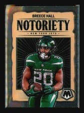 2024 Panini Mosaic Notoriety Breece Hall #15 card