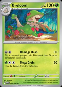 Destined Rivals Breloom #6 card