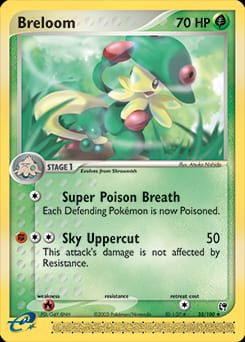 Sandstorm Breloom #33 card