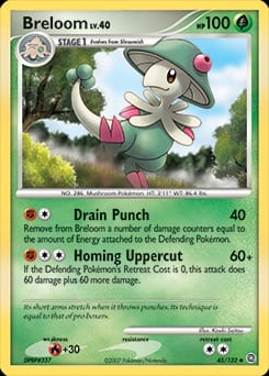 Secret Wonders Breloom #45 card