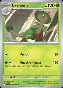 Temporal Forces Breloom #7 card