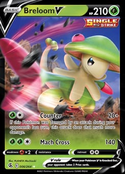 Fusion Strike Breloom V #6 card