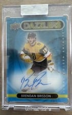 2024-25 Upper Deck Clear Cut 2021-22 UD Dazzlers Brendan Brisson #DA-BB card