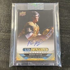 2024-25 Upper Deck Clear Cut Canvas Signatures Brendan Brisson #CS-BB card