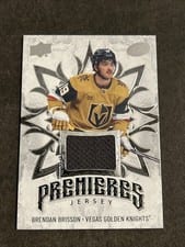 2024-25 Upper Deck Ice Ice Premieres Jersey Brendan Brisson #IPJ-12 card