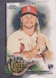 2022 Topps Allen & Ginter Chrome Base Set Brendan Donovan #226 card