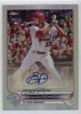 2022 Topps Chrome Update Autograph Brendan Donovan #AC-BDO card