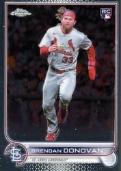 2022 Topps Chrome Update Base Set Brendan Donovan #USC140 card