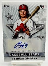 2022 Topps Update Baseball Stars Autographs Brendan Donovan #BSA-BD card