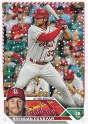 2023 Topps Holiday Base Set Brendan Donovan #H143 card