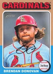 2024 Topps Heritage Mini Base Set Brendan Donovan #140 card