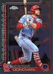 2025 Topps Chrome Base Set Brendan Donovan #233 card