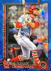 2025 Topps Chrome Sapphire Base Set Brendan Donovan #233 card