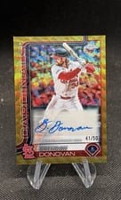 2025 Topps Chrome Update Autographs Brendan Donovan #AC-BD card