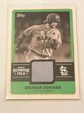 2025 Topps Rickwood Relic Collection Brendan Donovan #RWR-BD card