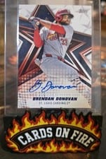 2026 Topps Baseball Stars Autographs Brendan Donovan #BSA-BRD card