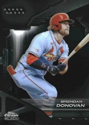 2026 Topps Chrome Black Base Set Brendan Donovan #14 card