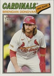 2026 Topps Heritage Base Set Brendan Donovan #95 card
