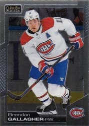 2020-21 O-Pee-Chee Platinum Base Set Brendan Gallagher #128 card