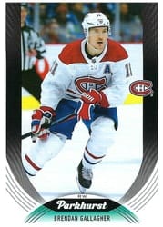 2020-21 Parkhurst Base Set Brendan Gallagher #247 card