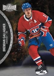 2021-22 SkyBox Metal Universe Base Set Brendan Gallagher #82 card