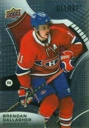 2021-22 Upper Deck Allure Base Set Brendan Gallagher #7 card