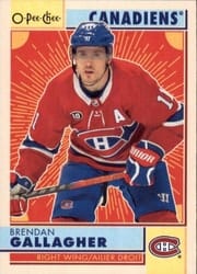 2022-23 O-Pee-Chee Retro Brendan Gallagher #22 card