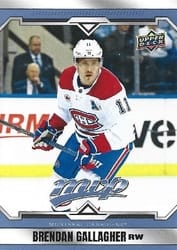2024-25 Upper Deck MVP Base Set Brendan Gallagher #92 card