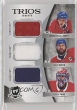 2020-21 Upper Deck The Cup Cup Trios Jersey Brendan Gallagher/Shea Weber/Carey Price #C3-WPG card