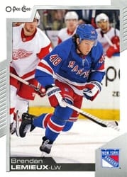 2020-21 O-Pee-Chee Base Set Brendan Lemieux #208 card