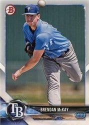 2018 Bowman Draft Base Set Brendan McKay #BD-100 card