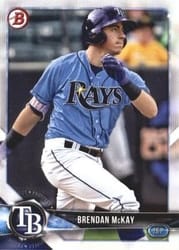 2018 Bowman Prospects Brendan McKay #BP68 card