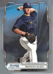 2019 Bowman Sterling Base Set Brendan McKay #BPR-45 card