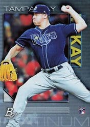 2020 Bowman Platinum Base Set Brendan McKay #19 card