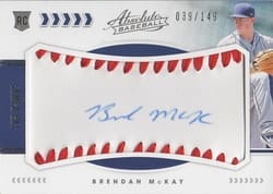 2020 Panini Absolute Base Set Brendan McKay #128 card